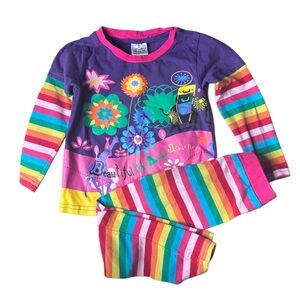 Toddler Rainbow Matching Outfit Set